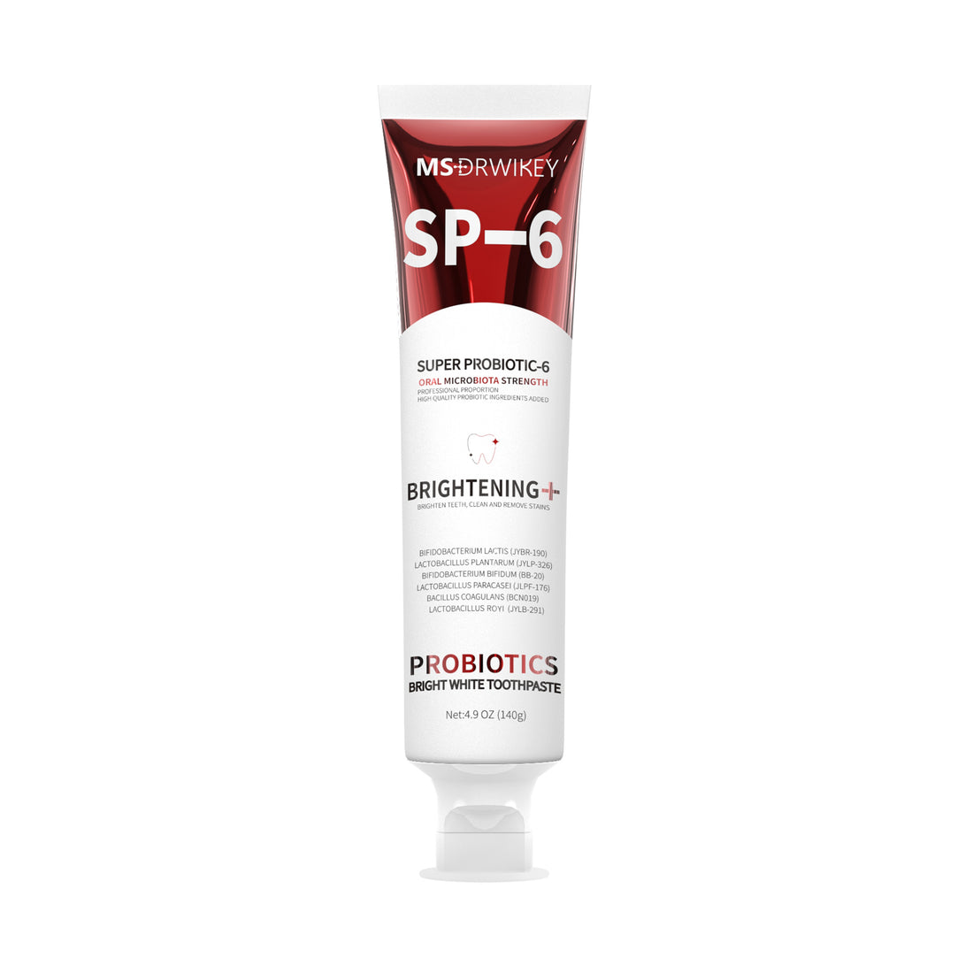 MSDRWIKEY SP-6 Whitening Toothpaste – Brighten Your Smile with the Power of 6 Probiotics